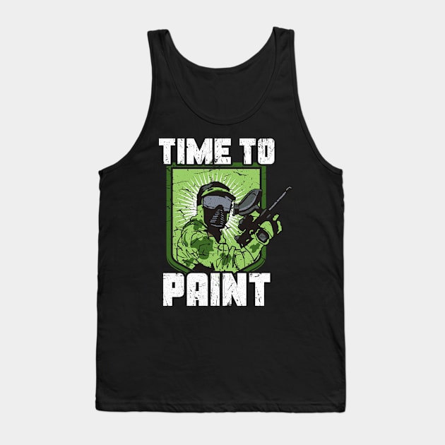 Time to Paint Tank Top by Foxxy Merch